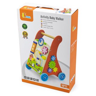 Acitivity baby walker - red